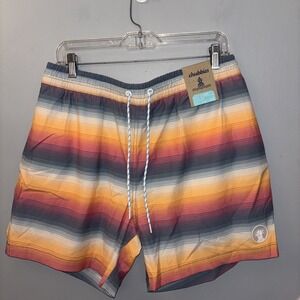 Chubbies Mens The Malibu Sunsets 5.5" Swim Trunks With Liner Size XL NWT